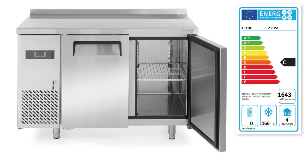 Tiefkühltisch zweitürig Kitchen Line 220L Arktic Kitchen Line 166L 230V/550W 1200x600x(H)886mm-ING11210