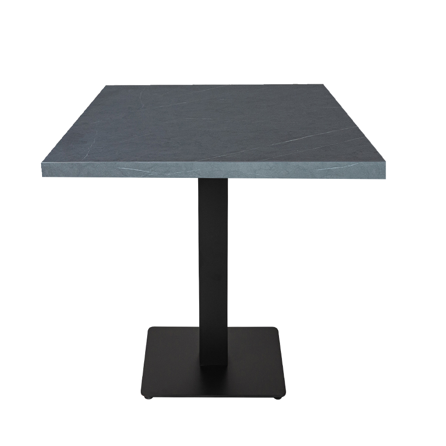 Restauranttisch Catania Anthrazit Marmor Optik 80x80cm Bistrotisch Gastrotisch-ING13018 Restauranttisch Catania Anthrazit Marmor Optik 80x80cm Bistrotisch Gastrotisch-ING13018