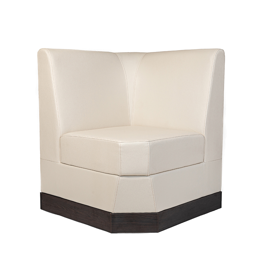 Sitzbank Florenz Beige Eck Bank Dinerbank Loungesofa-ING10472