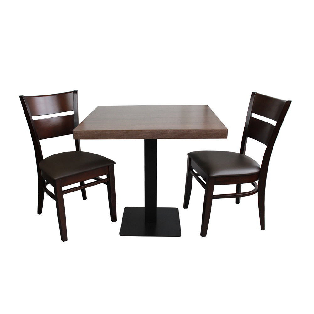 1+2 Restaurant Set Table Palermo 50x50x3,6cm Grace Chair Bistro Chairs Bistro Tables 1+2 Restaurant Set Table Palermo 50x50x3,6cm Grace Chair Bistro Chairs Bistro Tables
