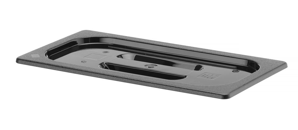 Gastronorm-Deckel GN 1/3 Schwarz 325x176mm-ING12154 Gastronorm-Deckel GN 1/3 Schwarz 325x176mm-ING12154