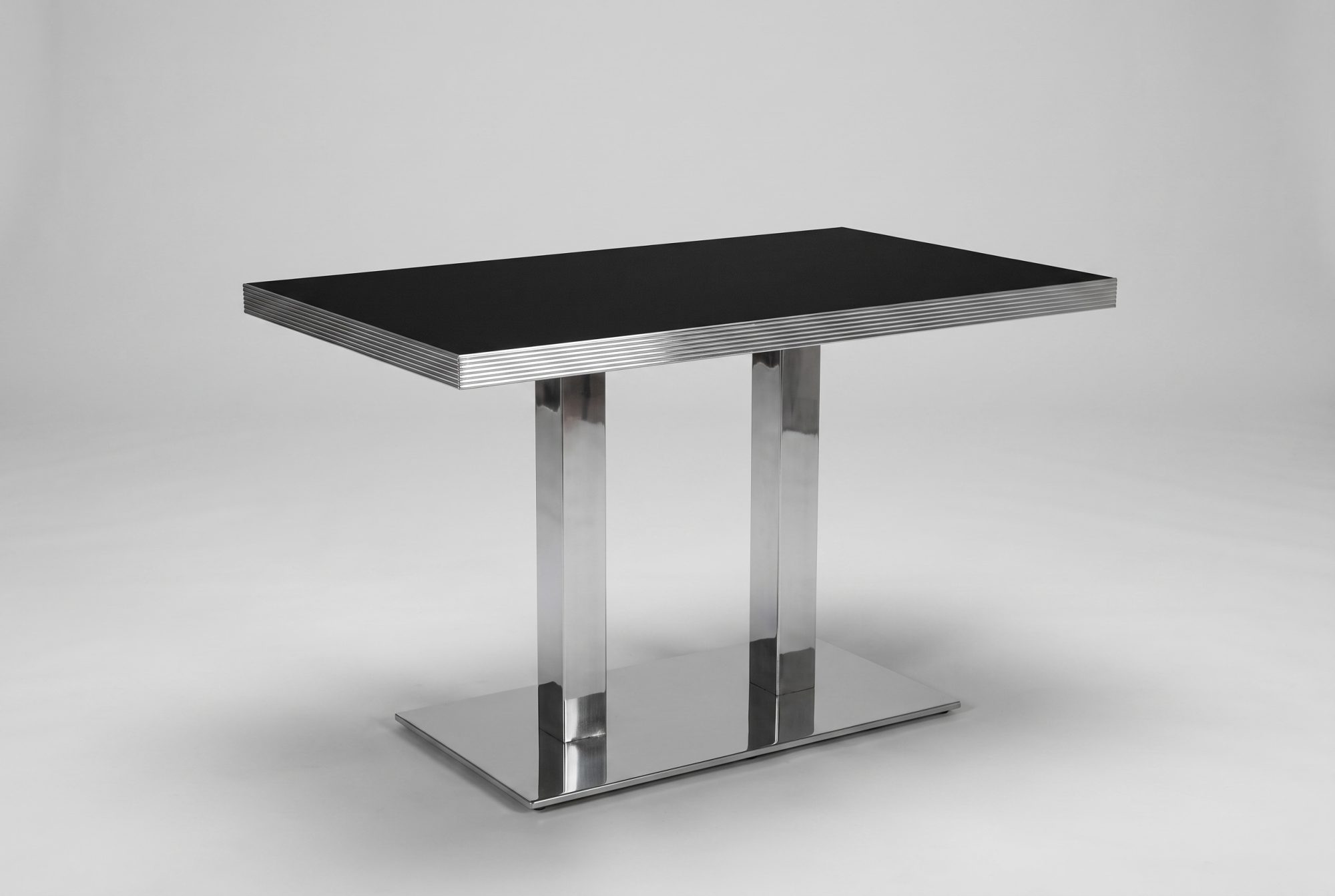 Amerikansk spisebord sort 120x69cm Restaurantbord Bistrobord