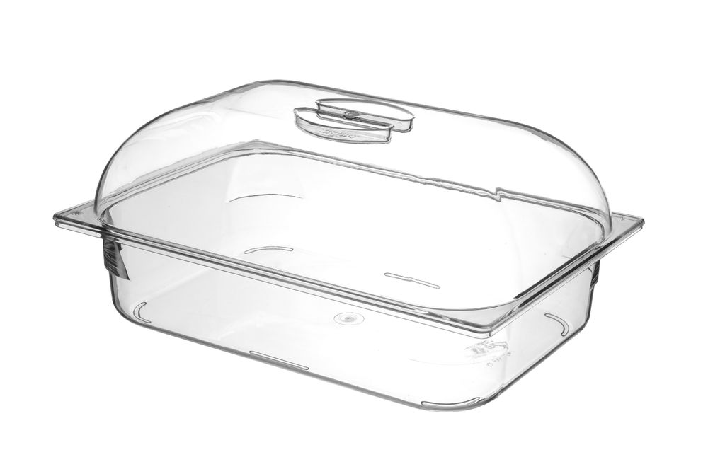 Eiscreme-Behälter Polycarbonat  5L Transparent 360x250x(H)80mm