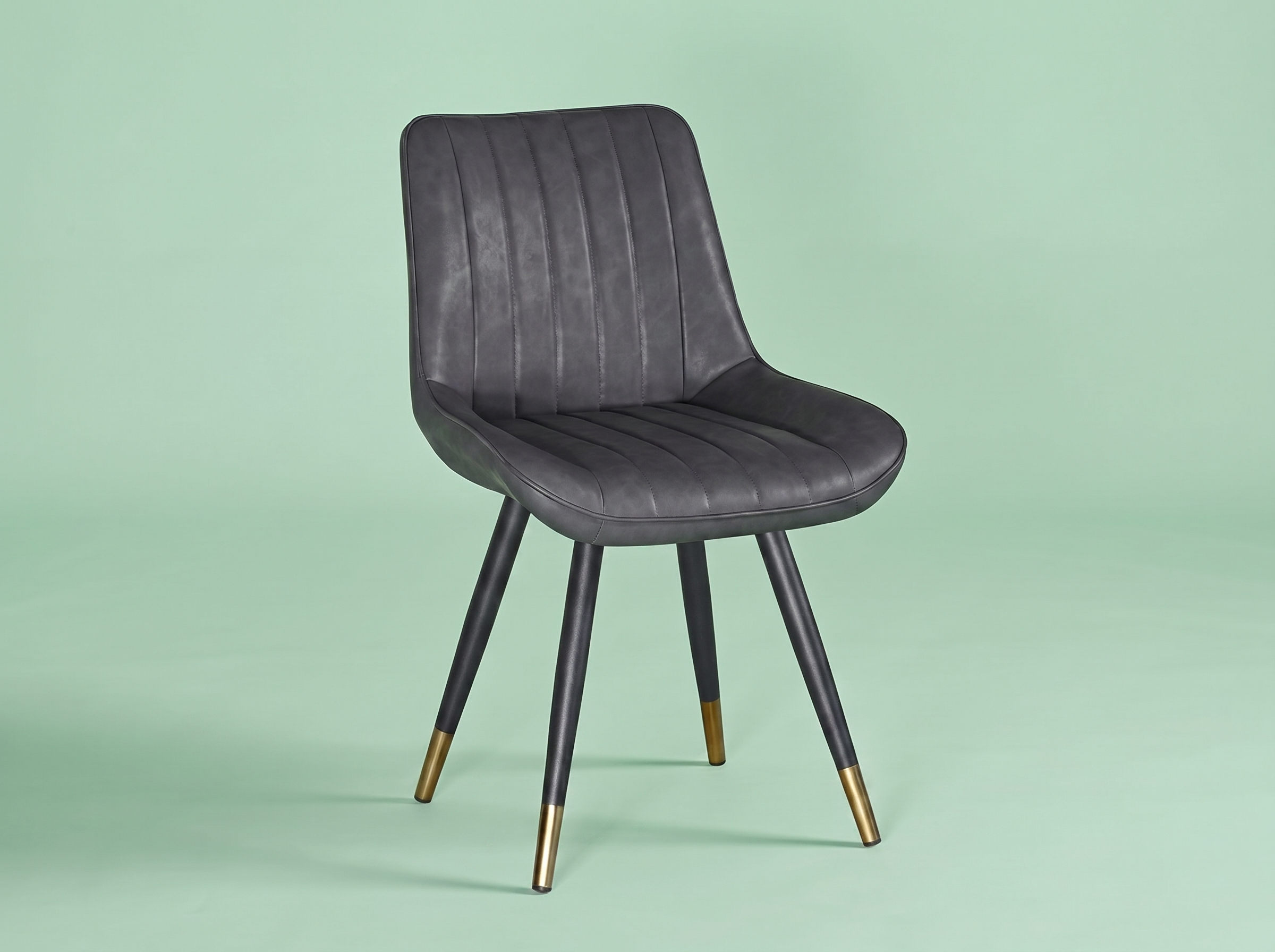 Cateringstol Jessie kunstlæder blå retrodesign