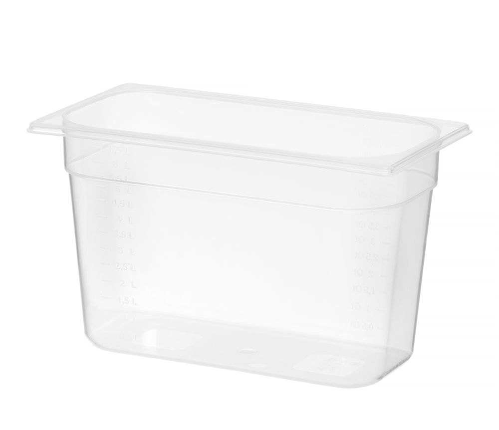 Gastronorm-Behälter 1/3 Profi Line GN 1/3 78L Transparent 325x176x(H)200mm-ING12217 Gastronorm-Behälter 1/3 Profi Line GN 1/3 78L Transparent 325x176x(H)200mm-ING12217
