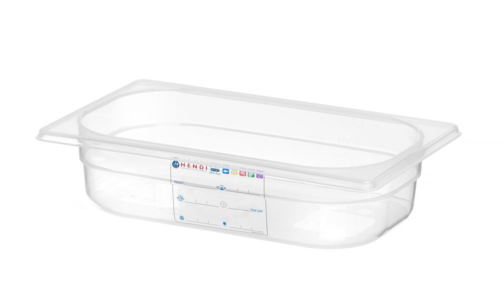 Gastronorm-Behälter 1/4 GN 1/4 18L Transparent 265x162x(H)65mm-ING12226 Gastronorm-Behälter 1/4 GN 1/4 18L Transparent 265x162x(H)65mm-ING12226