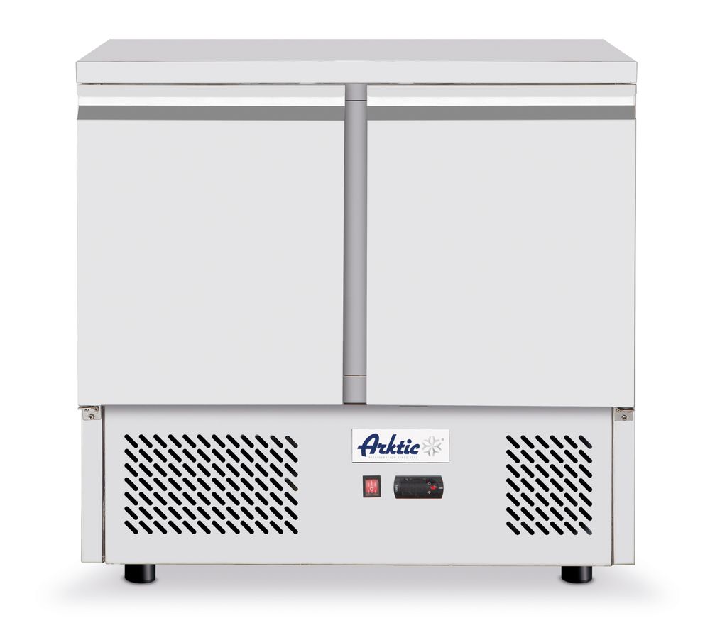 Kühltisch zweitürig Kitchen Line 300L Arktic 230V/220W 900x700x(H)890mm-ING11212