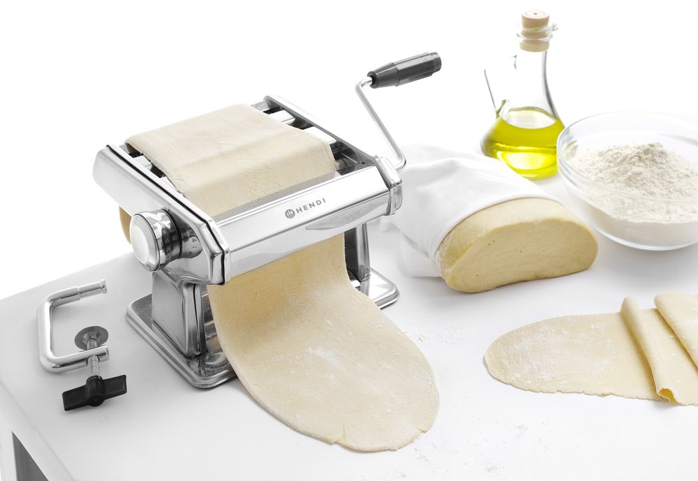 Pastamaschine manuell 140 mm    Profi Line  210x193x(H)135mm-ING11673 Pastamaschine manuell 140 mm    Profi Line  210x193x(H)135mm-ING11673