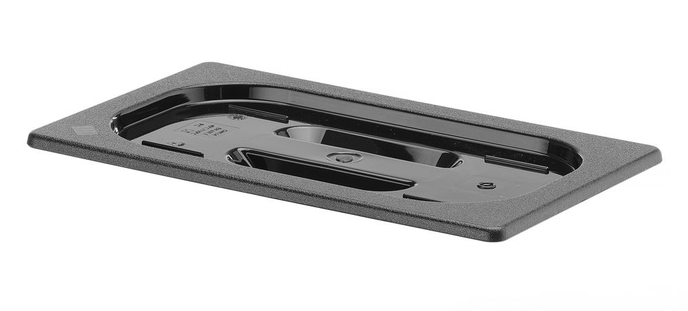 Gastronorm-Deckel GN 1/4 Schwarz 265x162mm-ING12155 Gastronorm-Deckel GN 1/4 Schwarz 265x162mm-ING12155