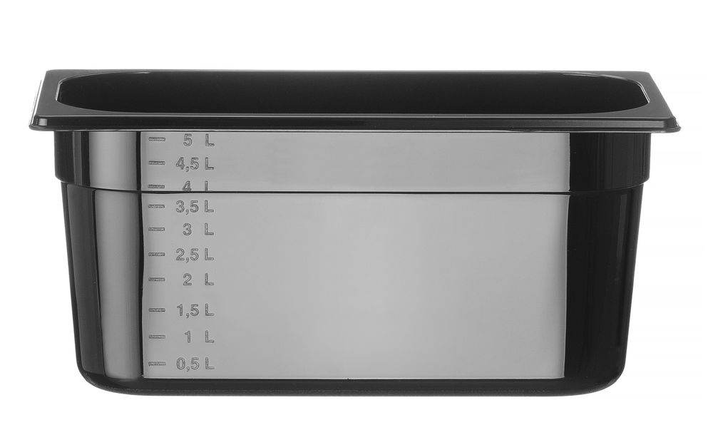 Gastronorm-Behälter 1/3 Profi Line GN 1/3 57L Schwarz 325x176x(H)150mm-ING12246