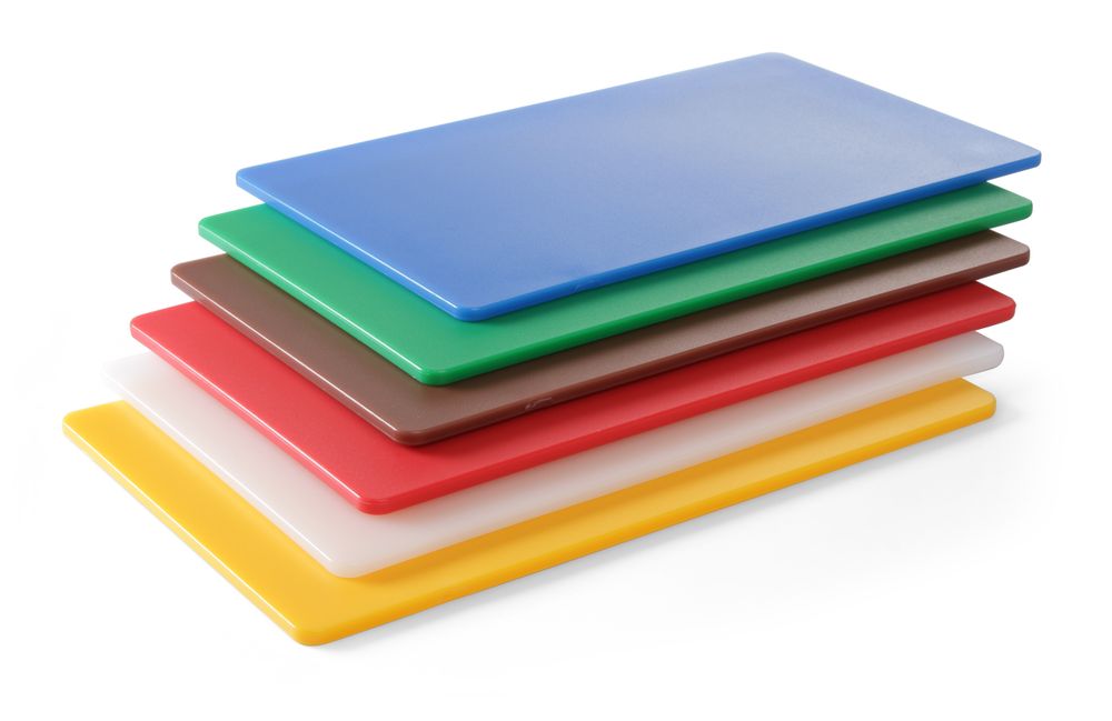 Schneidbretter HACCP Gastronorm 1/2 GN 1/2 Weiß 265x325mm-ING12339