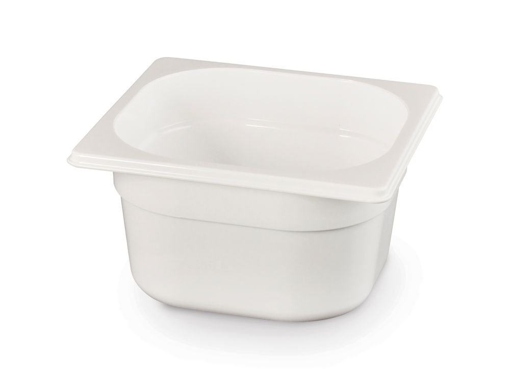 Gastronorm-Behälter 1/6 GN 1/6 24L Weiß 176x162x(H)150mm-ING12374 Gastronorm-Behälter 1/6 GN 1/6 24L Weiß 176x162x(H)150mm-ING12374