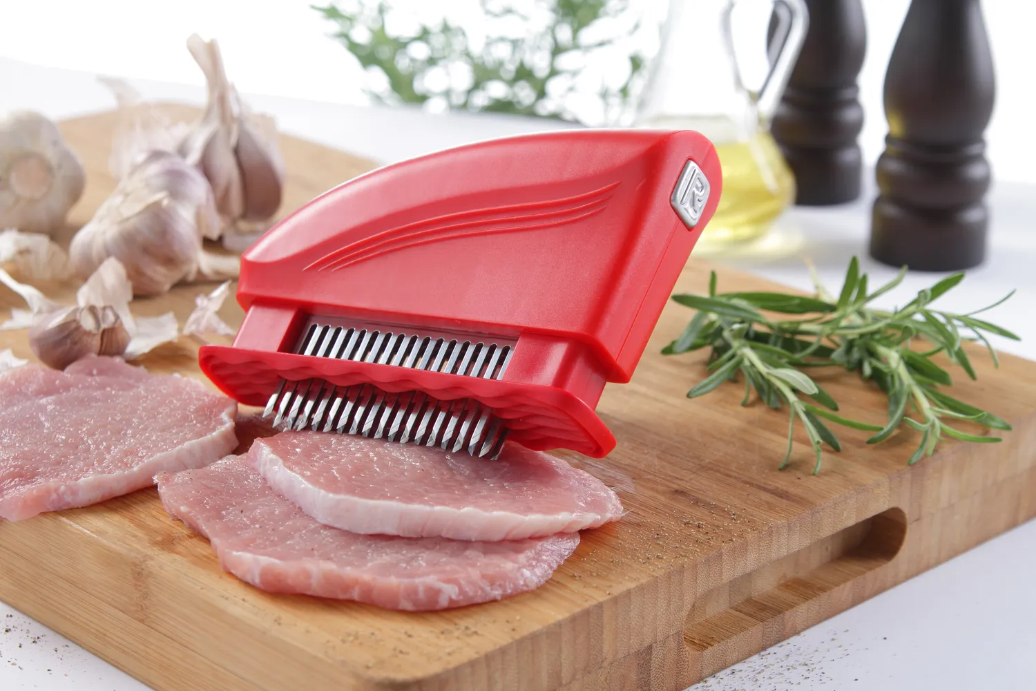 Fleisch-Zartmacher 51 Messer 4,2x15x(H)11,8cm - Rot