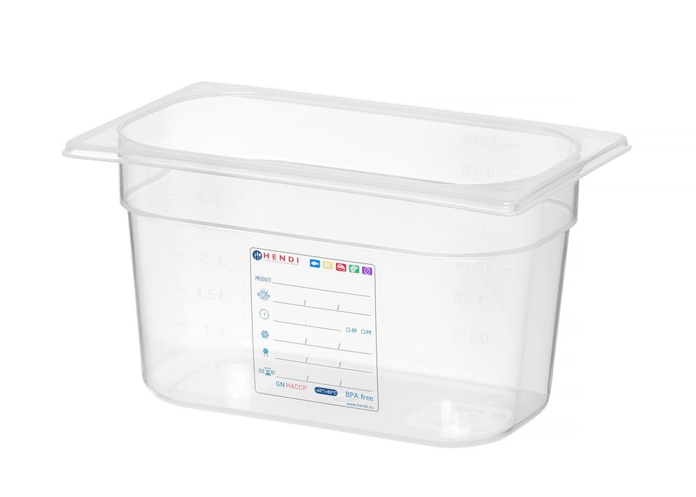 Gastronorm-Behälter 1/4 GN 1/4 4L Transparent 265x162x(H)150mm-ING12224 Gastronorm-Behälter 1/4 GN 1/4 4L Transparent 265x162x(H)150mm-ING12224