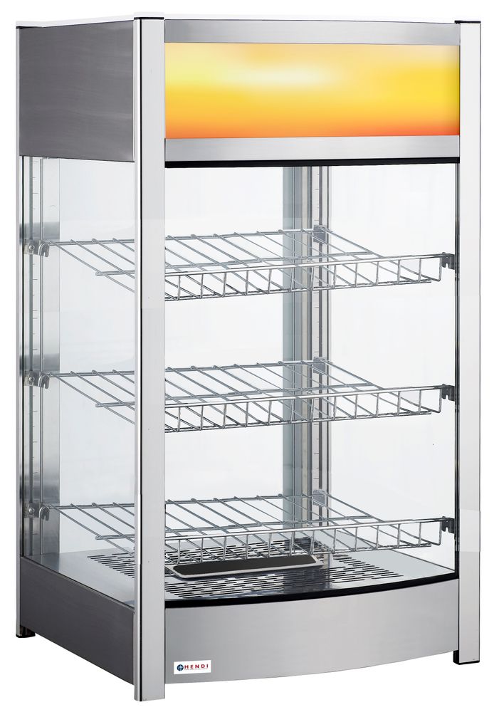 Warmhaltevitrine    97 Liter  230V/800W  460x467x(H)785mm-ING11661