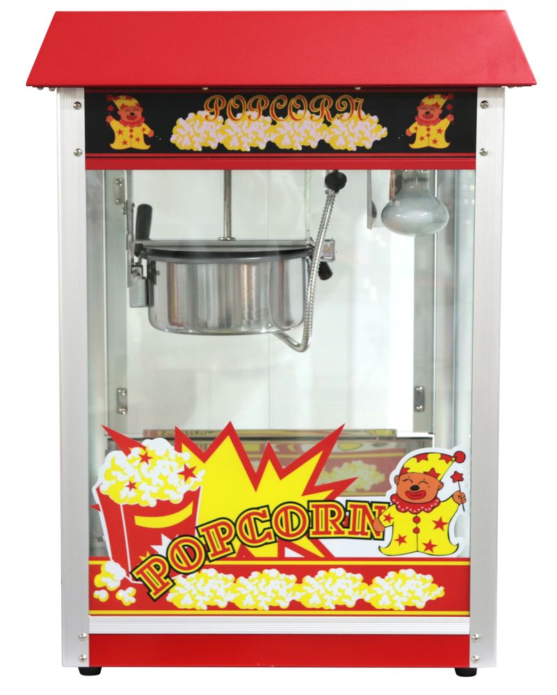 Popcorn-Maschine    Rot  230V/1500W  574x420x(H)778mm-ING11375 Popcorn-Maschine    Rot  230V/1500W  574x420x(H)778mm-ING11375