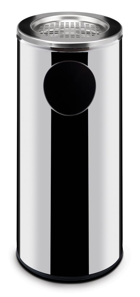 691397 Mülleimer Standmodell mit Aschenbecher 33L ⌀240x(H)660mm