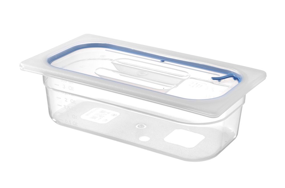 Gastronorm Deckel luftdicht verschließbar GN 1/3 Transparent 325x176mm-ING12233 Gastronorm Deckel luftdicht verschließbar GN 1/3 Transparent 325x176mm-ING12233