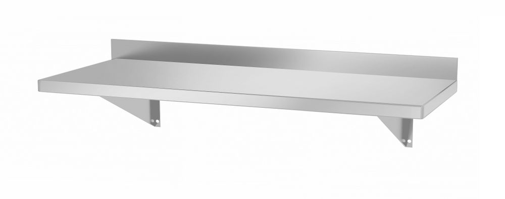 816486 Wandregal mit zwei Stahlbügeln 800x300x(H)250mm