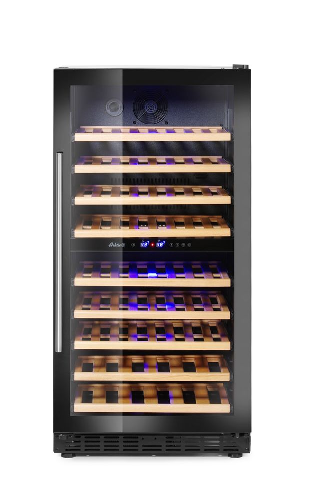 Weinkühlschrank 2 Zonen 72 Flaschen Arktic 232L 220-240V/110W 595x675x(H)1215mm-ING11158