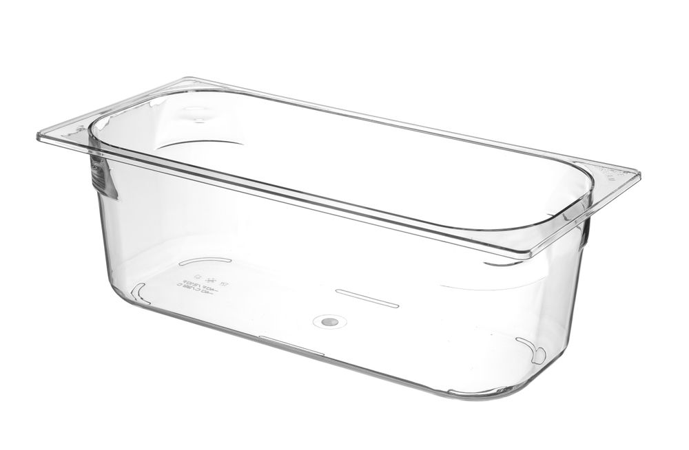 Eiscreme-Behälter Polycarbonat 5L Transparent 360x165x(H)120mm-ING12936 Eiscreme-Behälter Polycarbonat 5L Transparent 360x165x(H)120mm-ING12936