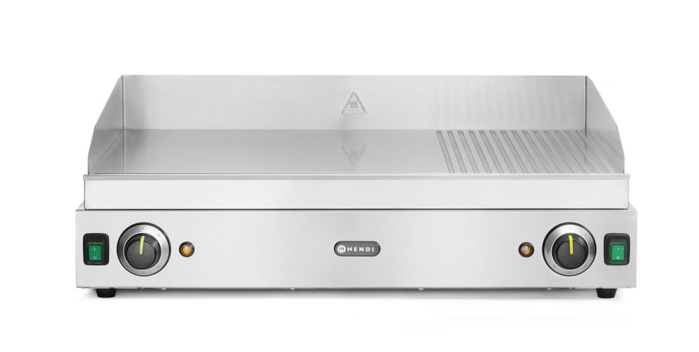 Grillplatte    Profi Line  2/3 glatt  1/3 gerillt  230V/3500W  720x550x(H)245mm-ING11580