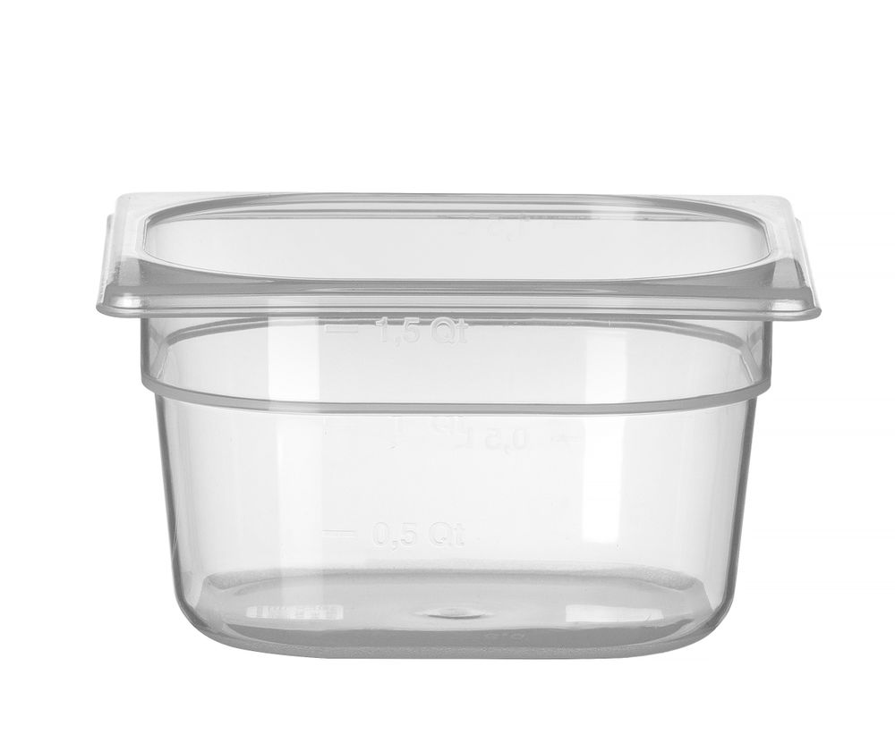 Gastronorm-Behälter 1/6 Profi Line GN 1/6 16L Transparent 176x162x(H)100mm-ING12139