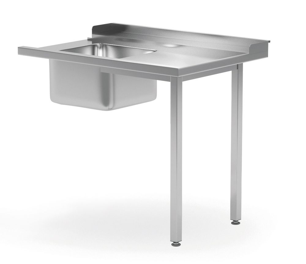 231777_0524 Ladetisch mit Spülbecken für Geschirrspüler linke Seite 1200x700x(H)850mm