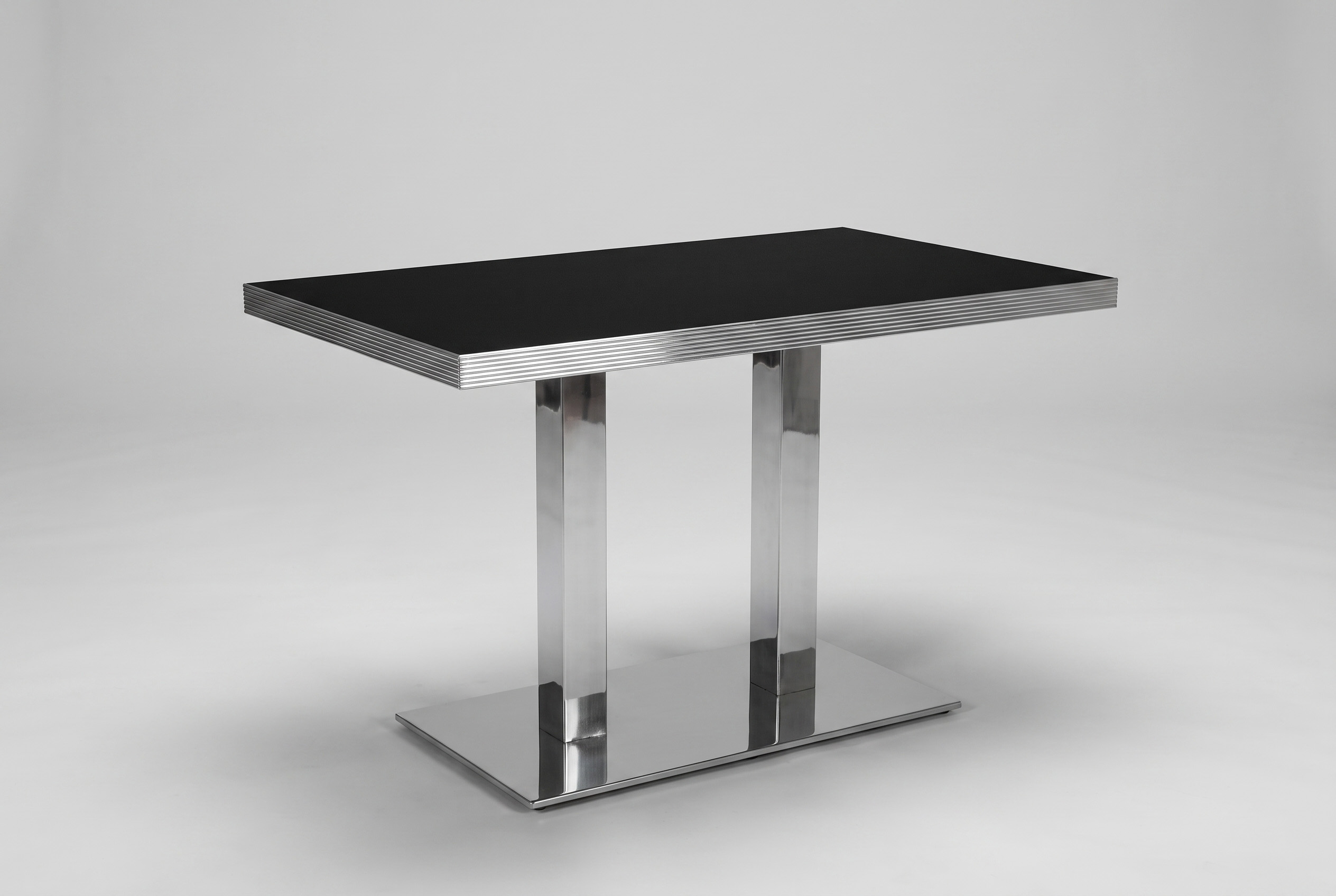 Amerikansk spisebord sort 120x69cm Restaurantbord Bistrobord