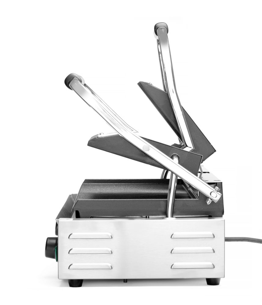 Kontaktgrill - Doppelversion  gerillte Ausführung    oben und unten gerillt  230V/3600W  570x395x(H)-ING11608