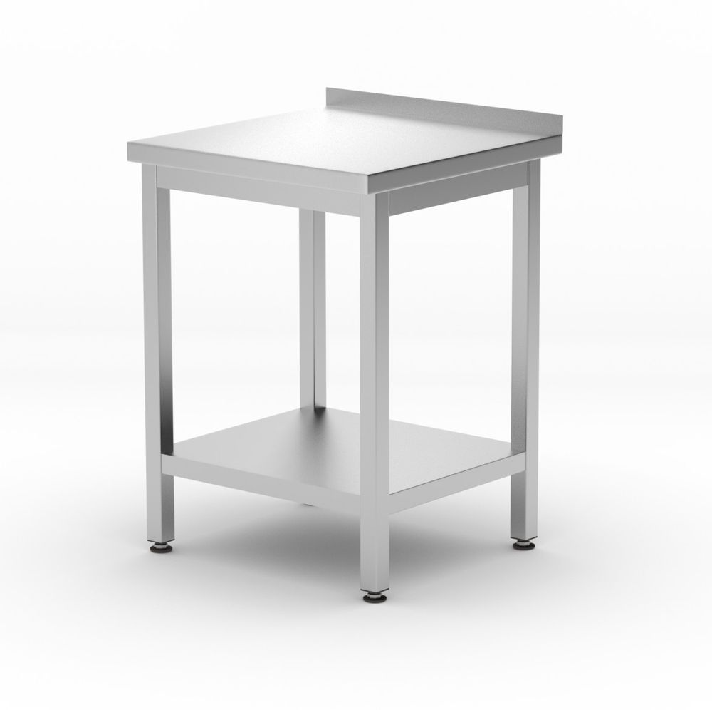 817223 Wandarbeitstisch mit Regalboden Budget Line - geschraubt Tiefe 600 mm Budget Line 600x600x(H)850mm