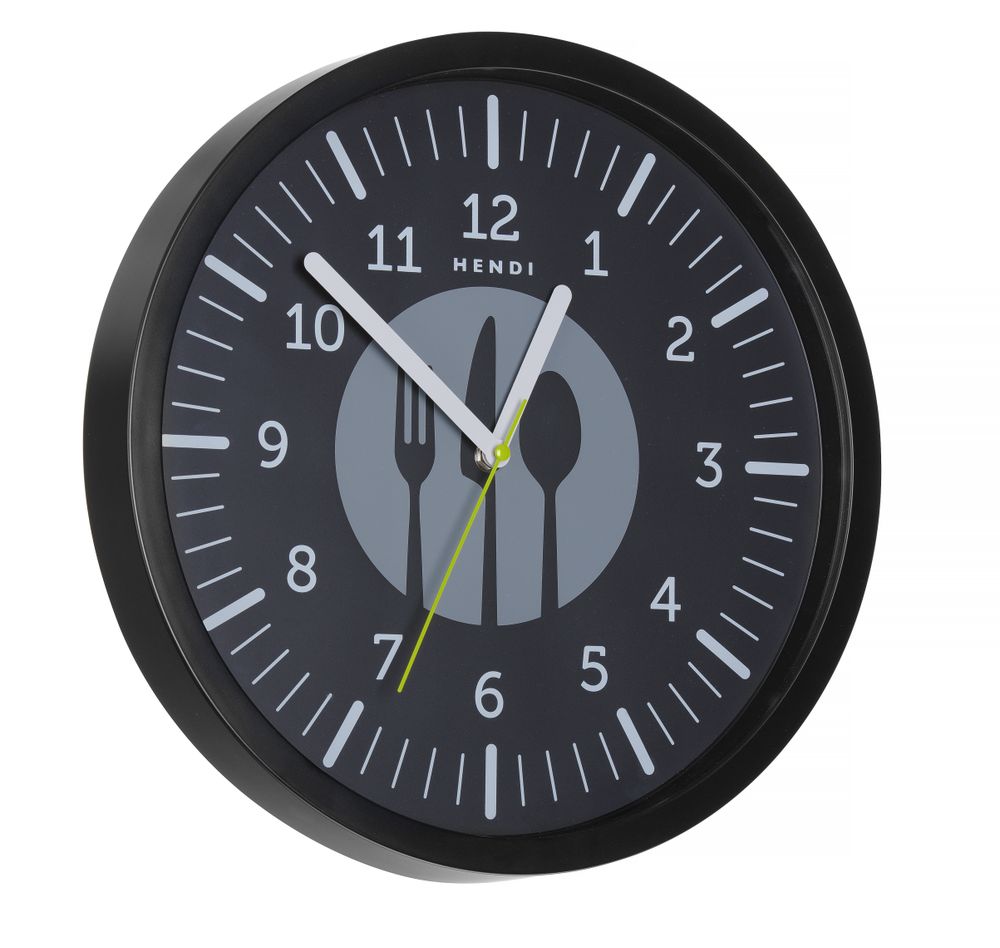 Wanduhr  Schwarz ⌀356x(H)45mm