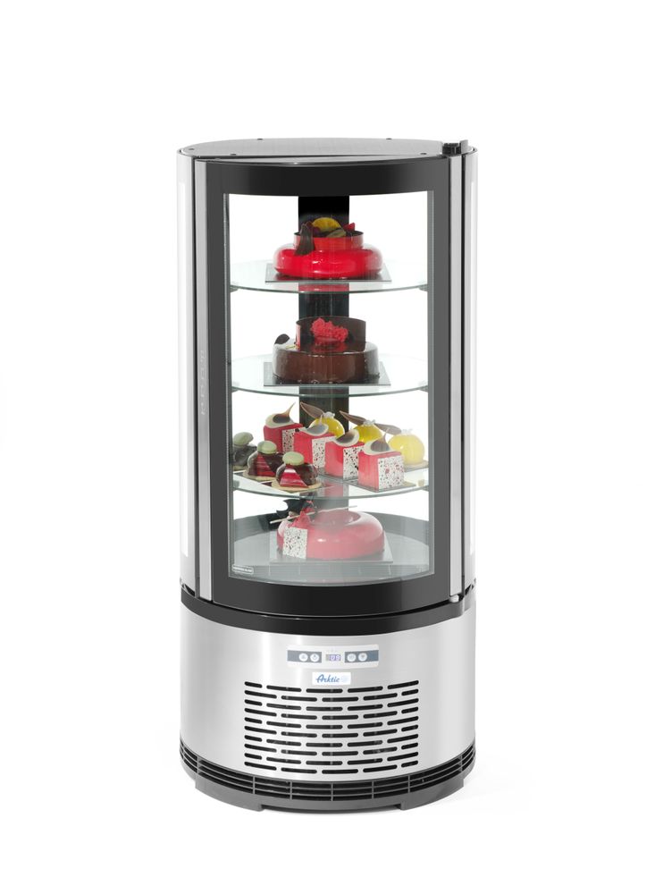 Kuchenvitrine rund 100L Arktic 100L 230V/210W ø480x(H)1065mm-ING11182