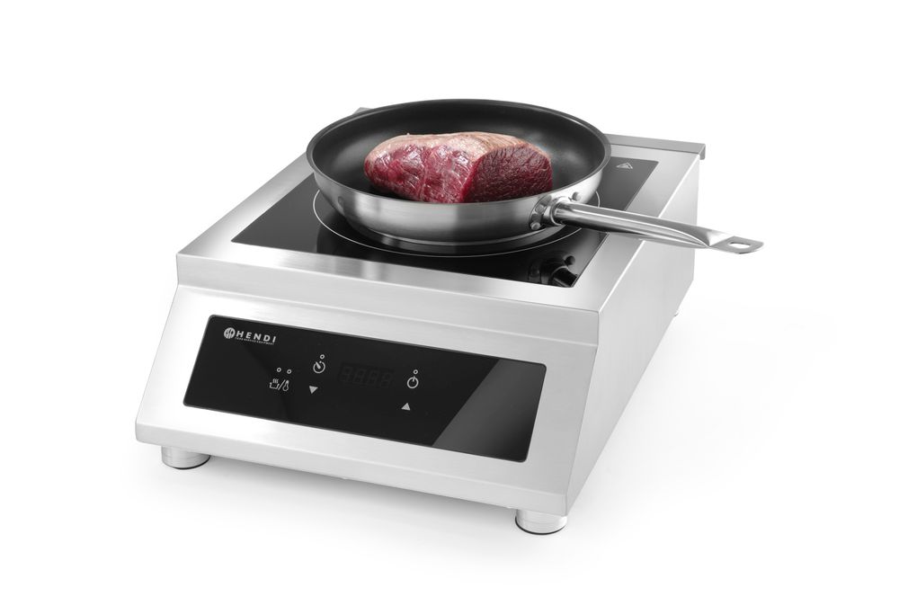 Induktionskocher Modell 5000 D    Profi Line  400V/5000W  398x525x(H)175mm-ING11563