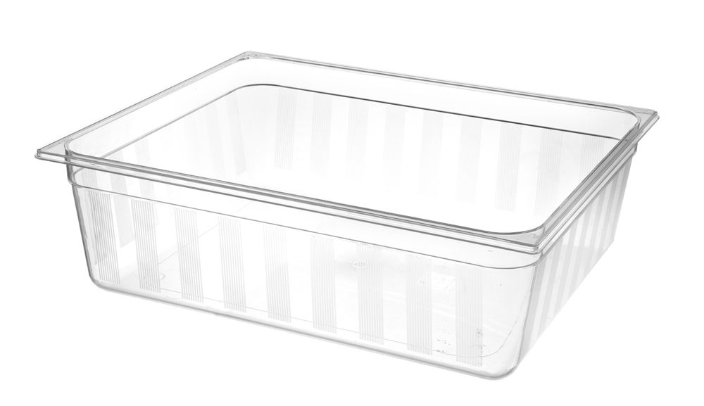 Gastronorm-Behälter 2/1 GN 2/1 58L Transparent 650x530x(H)200mm-ING12322
