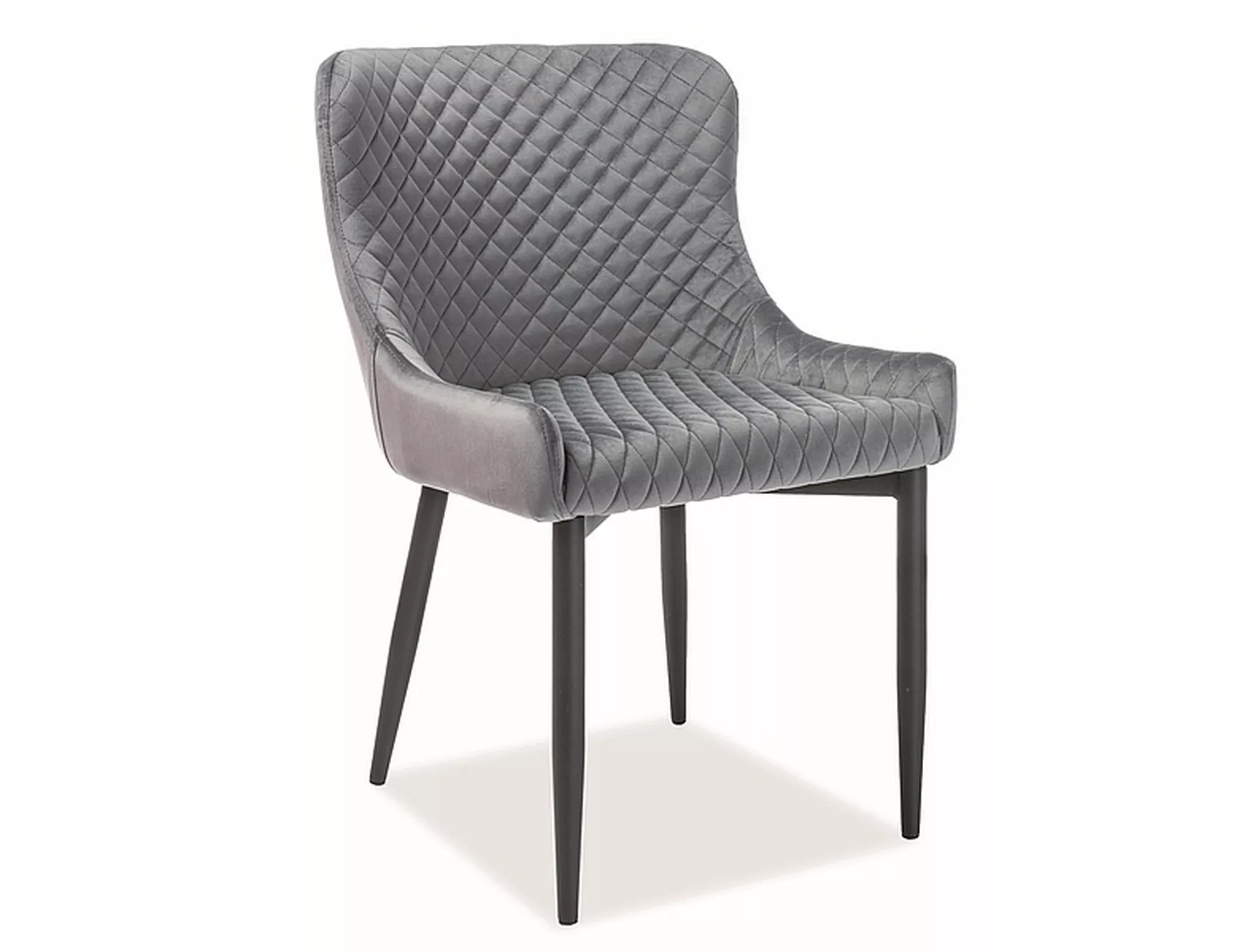 Restaurant Bistro Hotel Chair Artus i gråt fløjlsstof med armlæn