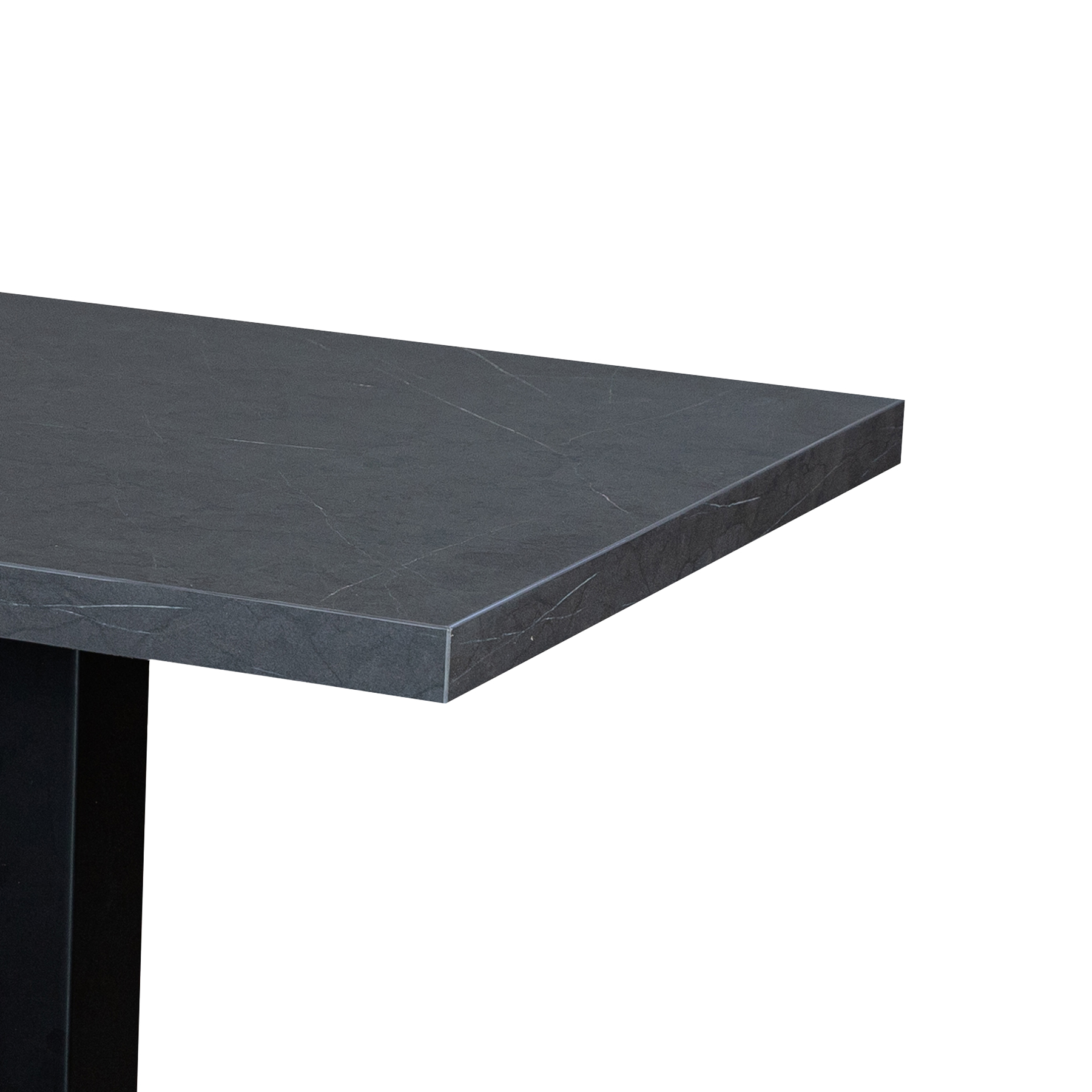 Restauranttisch Catania Anthrazit Marmor Optik 120x80cm Bistrotisch Gastrotisch-ING10783 Restauranttisch Catania Anthrazit Marmor Optik 120x80cm Bistrotisch Gastrotisch-ING10783