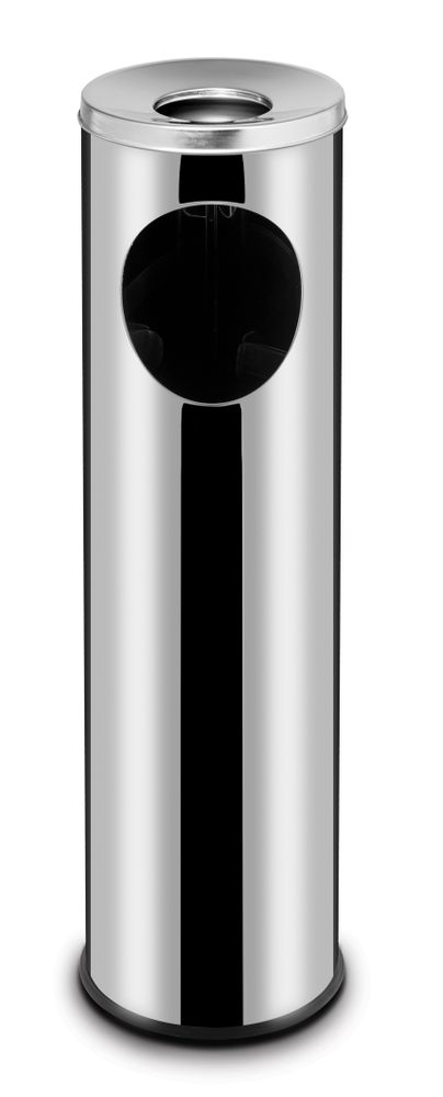 691380 Mülleimer Standmodell mit Aschenbecher 15L ⌀200x(H)700mm