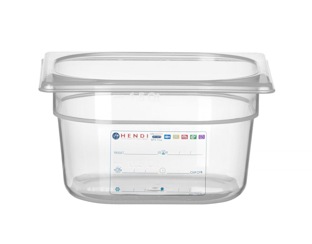 Gastronorm-Behälter 1/6 GN 1/6 16L Transparent 176x162x(H)100mm-ING12213 Gastronorm-Behälter 1/6 GN 1/6 16L Transparent 176x162x(H)100mm-ING12213