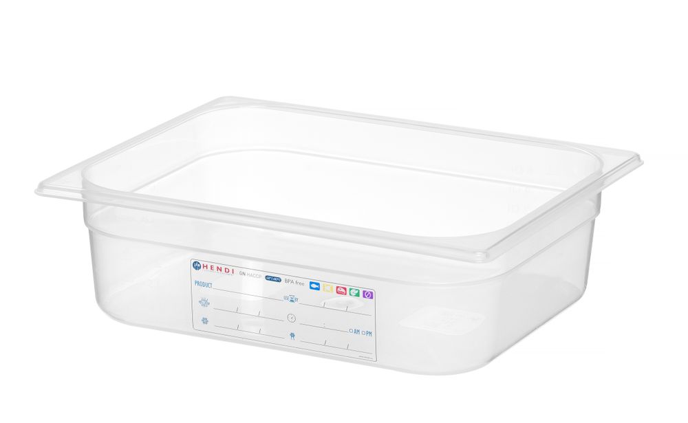 Gastronorm-Behälter 1/2 GN 1/2 65L Transparent 325x265x(H)100mm-ING12222 Gastronorm-Behälter 1/2 GN 1/2 65L Transparent 325x265x(H)100mm-ING12222