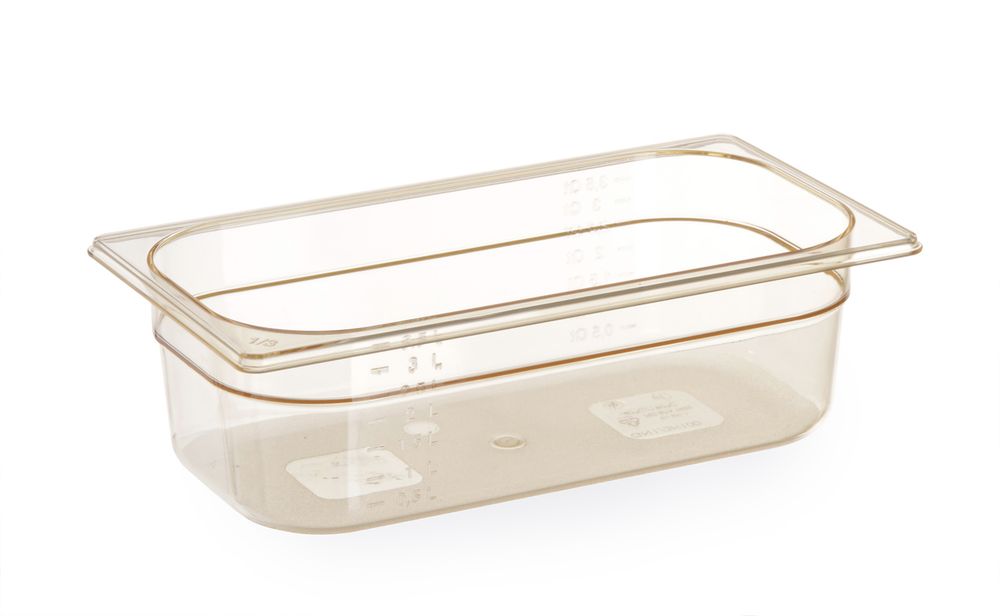 Gastronorm-Behälter 1/3 hochtemperaturbeständig GN 1/3 55L Transparent 325x176x(H)150mm-ING12371 Gastronorm-Behälter 1/3 hochtemperaturbeständig GN 1/3 55L Transparent 325x176x(H)150mm-ING12371