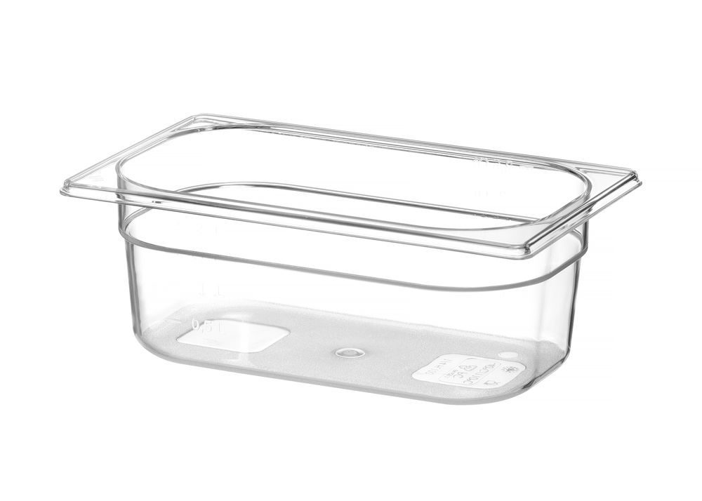Gastronorm-Behälter 1/4 Profi Line GN 1/4 28L Transparent 265x162x(H)100mm-ING12282 Gastronorm-Behälter 1/4 Profi Line GN 1/4 28L Transparent 265x162x(H)100mm-ING12282