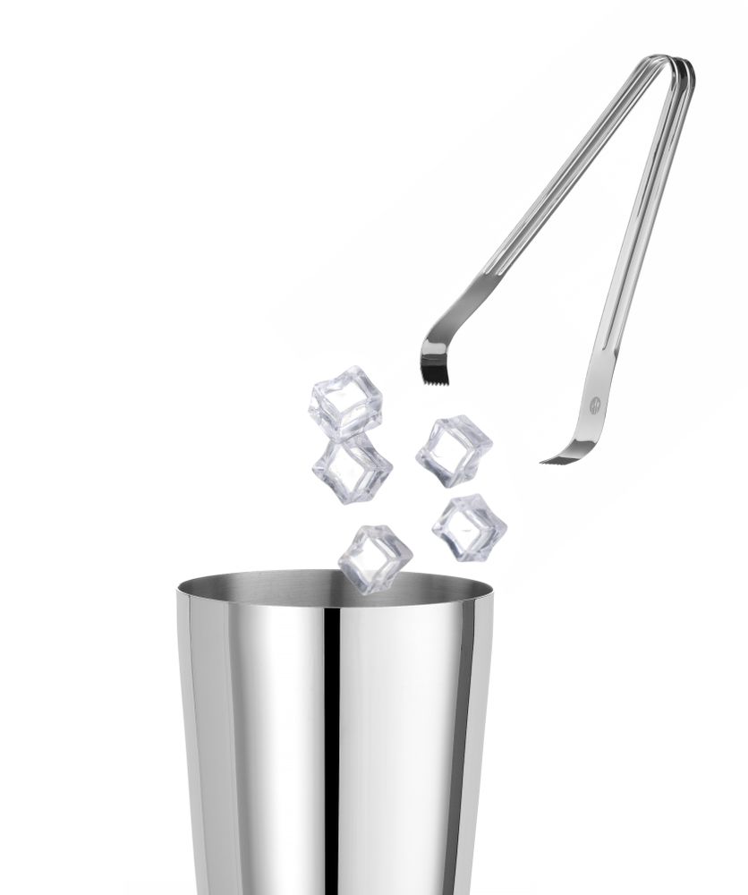 Eiswürfelzange BarUp Silber (L)180mm-ING11039 Eiswürfelzange BarUp Silber (L)180mm-ING11039