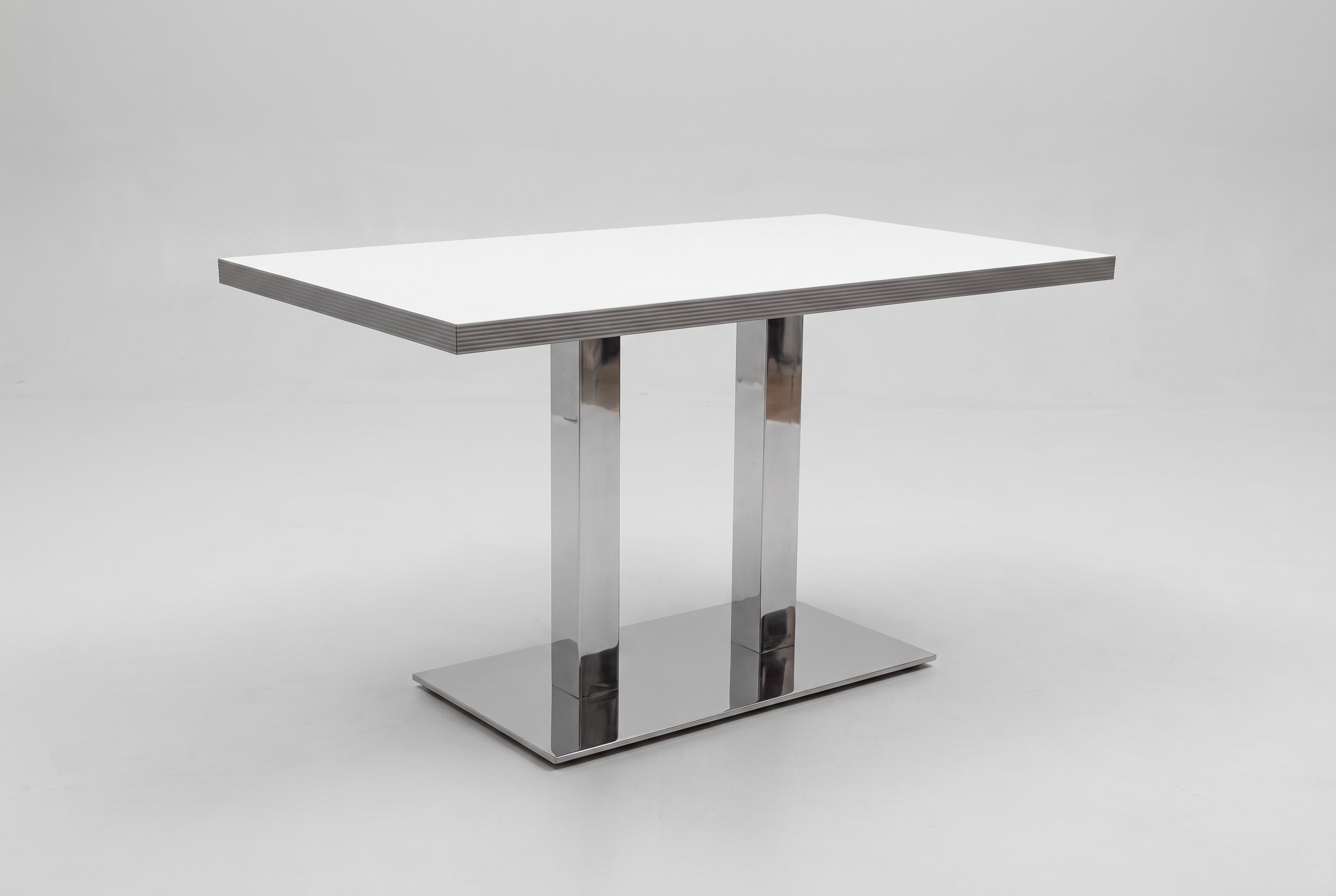 Amerikansk spisebord hvid 120x69cm Restaurantbord Bistrobord