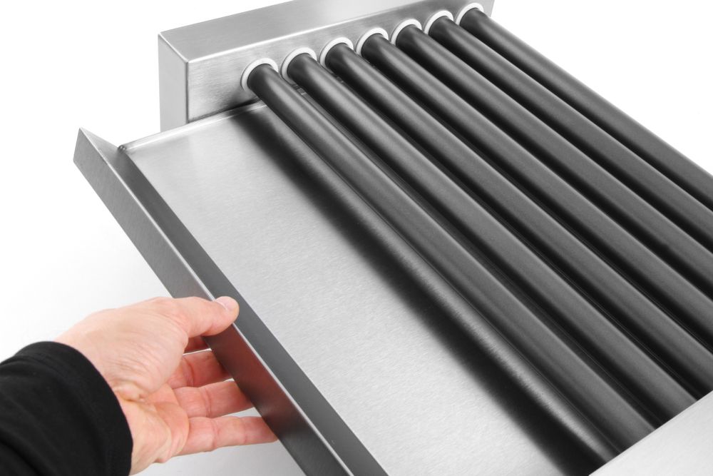 Rollengrill - Eine Zone    9 Rollen  230V/940W  520x425x(H)175mm-ING11577