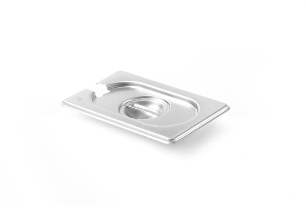 Gastronorm-Deckel mit Löffelaussparung Kitchen Line GN 1/9 176x108mm-ING11989 Gastronorm-Deckel mit Löffelaussparung Kitchen Line GN 1/9 176x108mm-ING11989