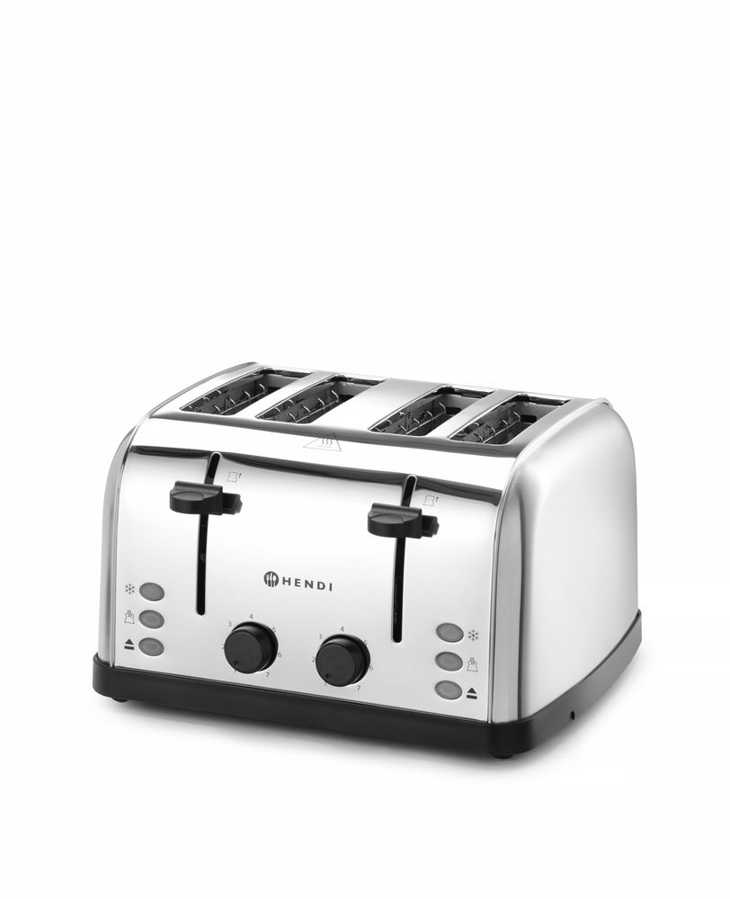 Toaster 4-fach    240V/1500W  295x335x(H)180mm-ING11447