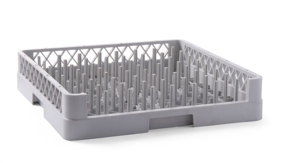 877111 Geschirrspülkorb für Tabletts 500x500x(H)100mm